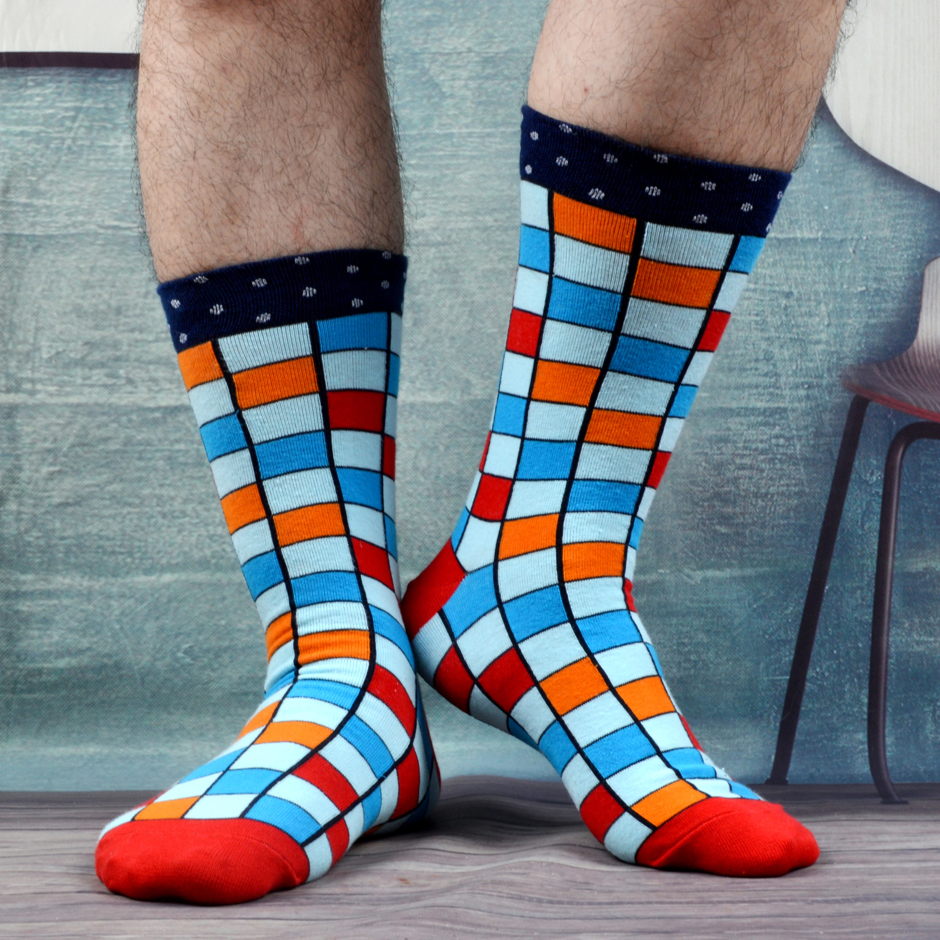 SANZETTI Популярные 5 пар носков для отдыха в стиле хип хоп новые персонализированные - Фото №1