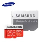 SAMSUNG Micro SD карта памяти, класс 10, 256 ГБ, 256 ГБ