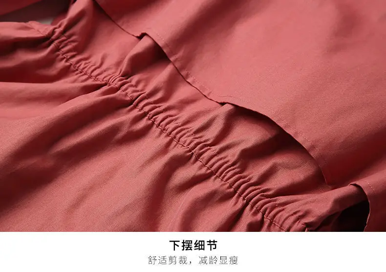

Autumn 2020 new fashion brick red short windshield women's suit collar thin coat