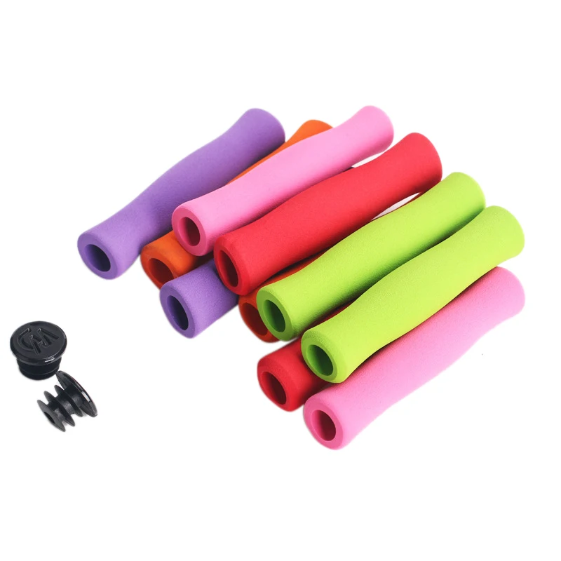 

Bicycle Handlebar Grip Covers Bicycle Sponge Handle Bike MTB Double-pass Shock Absorption Anti-slip Sponge Grips/