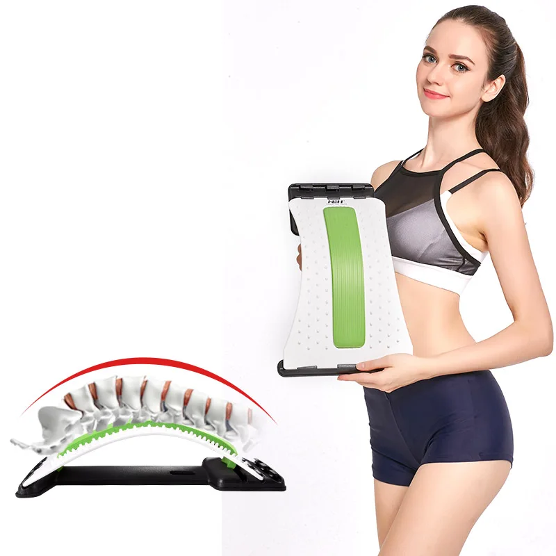 Массажная подушка для поясницы и позвоночника магический Растяжитель Для