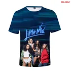 Новинка лета 2021, футболка Little Mix 3d для женщин, модные повседневные футболки с коротким рукавом в стиле хип-поп, уличная одежда Little Mix для мужчин, унисекс футболка