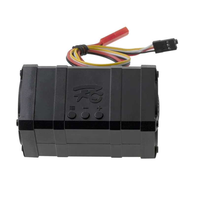 

RC Car 2 Channel 10 Sound Effect Motor Engine Sound Simulator Module Set for 1:10 Tracker Truck Vehicle Part Accessories