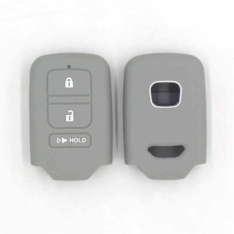 Чехол для автомобильного ключа с 3 кнопками силиконовый резиновый чехол honda Gienia