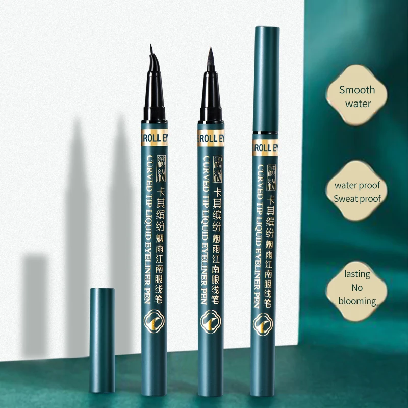 

Black Liquid Eyeliner Pencil Quick-drying Waterproof Long-lasting Non-smudge Ultra-fine 0.1mm Eye Liner Pen Eye Cosmetic QBMY