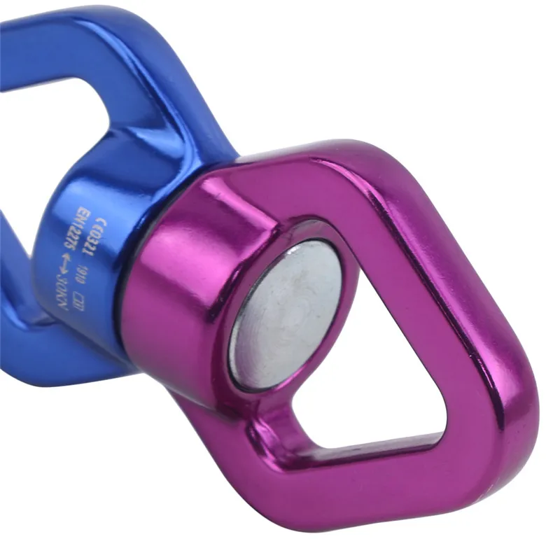 

New 30KN Yoga Accessories Universal Ring Gimbal Ring Rotary Connector Rotational Hammock Swing Spinner Rope Swivel Connector