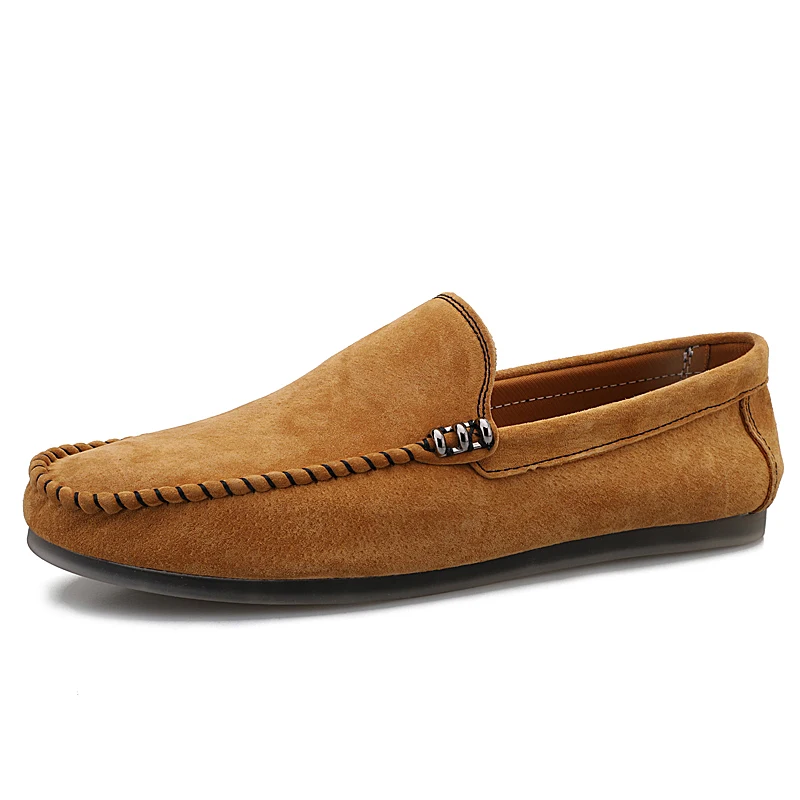 Мужские Мягкие Мокасины Heidsy модные брендовые лоферы из натуральной кожи на