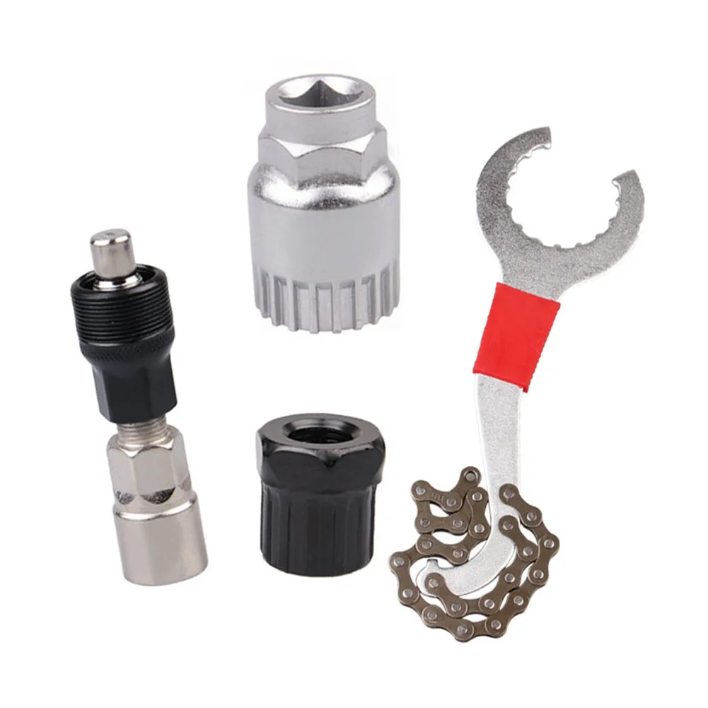 

Multifunctional Bicycle Repair Tool Kits Portable Bottom Bracket Wrench Cassette Freewheel Bottom Bracket Bike Chain Remover