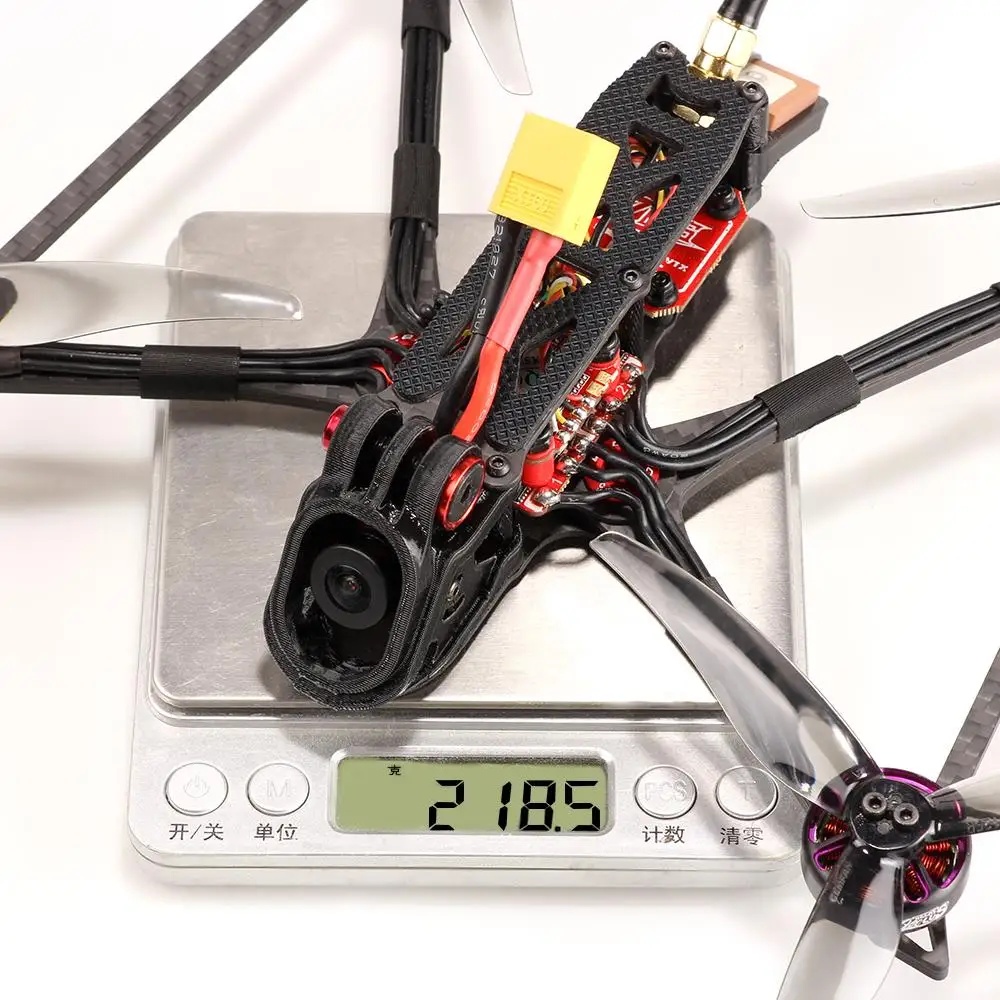 Аналоговый Дрон HGLRC Радиоуправляемый Rekon5 Zeus F722 Mini BLHELI32 30A 800 МВт Caddx Ratel V2 2004 3000KV 4S 5