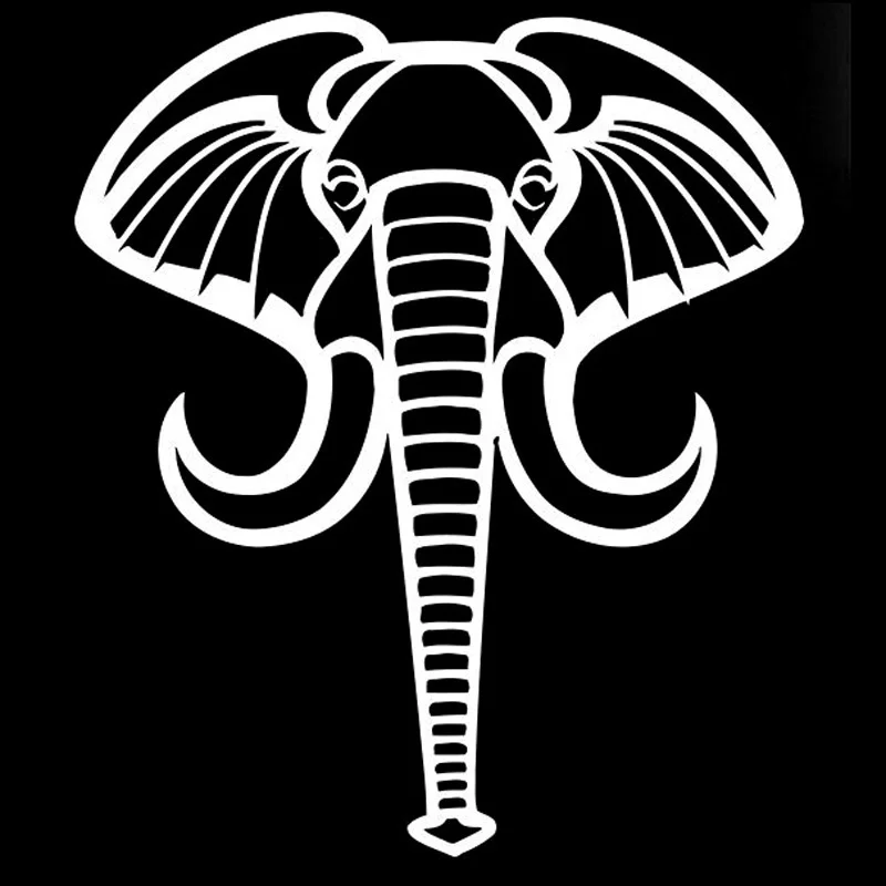 15 3 см * 17 6 наклейки с изображением слона компьютерные стикеры виниловые