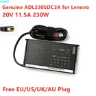 Оригинальное зарядное устройство для ноутбука 20 в 230 а Вт ADL230SDC3A ADL230SLC3A, адаптер переменного тока для Lenovo THINKPAD W540 P71 P72 P73 Y900