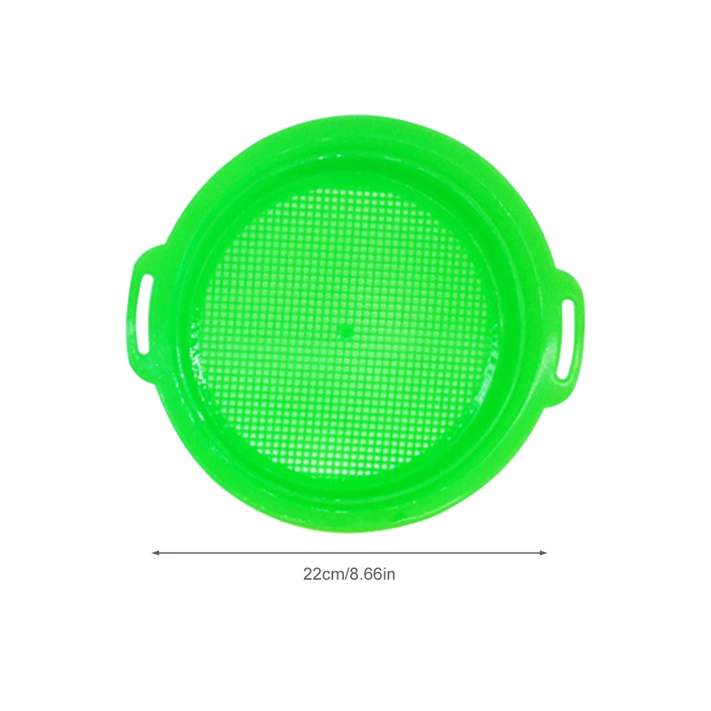 

4pcs/set Beach Toys Kids Sand Leaking Toy Sieve Mesh Summer Outdoor Seaside Beach Sieve Sand Toys Play Tools For Children