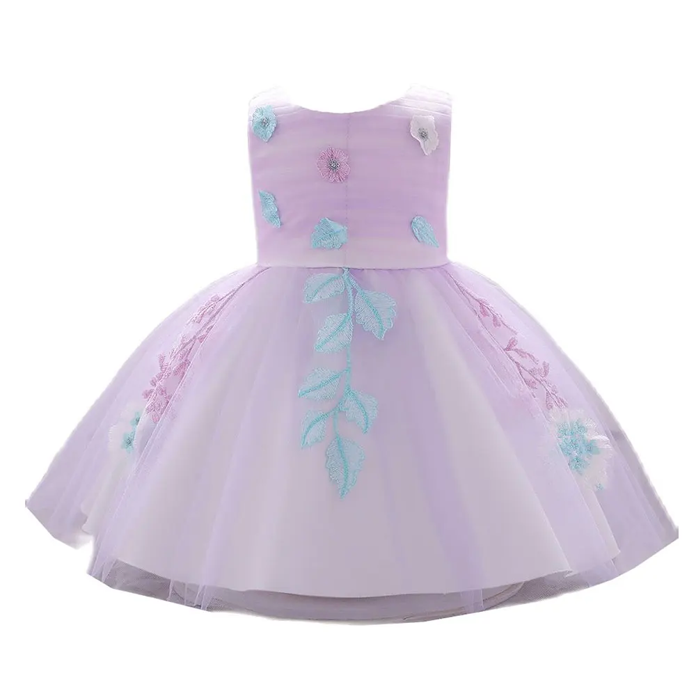 

Embroidery Baby Girl Dress Newborn Princess Dresses for Girls First 1st Year Birthday Dress Easter Costume Infant Party Dress