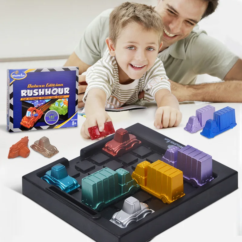 

Logic Game and Brainteaser for Boys and Girls Age 8 and Up & Rush Hour Traffic Jam Brain Game and Toy