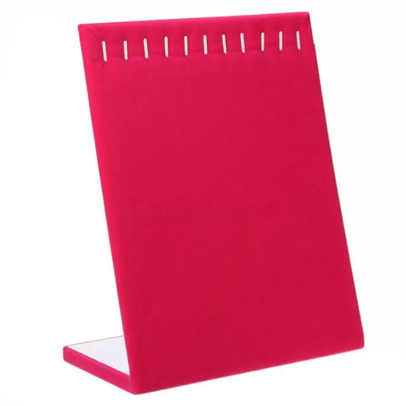 

11 Hooks Velvet Jewelry Rack Earring Bracelet Necklace Organizer Holder Display