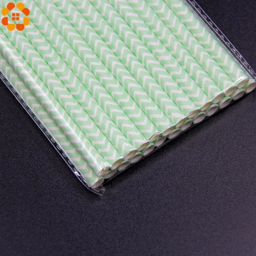 25 шт./лот бумажные трубочки в полоску бумажная Питьевая Солома для украшения на