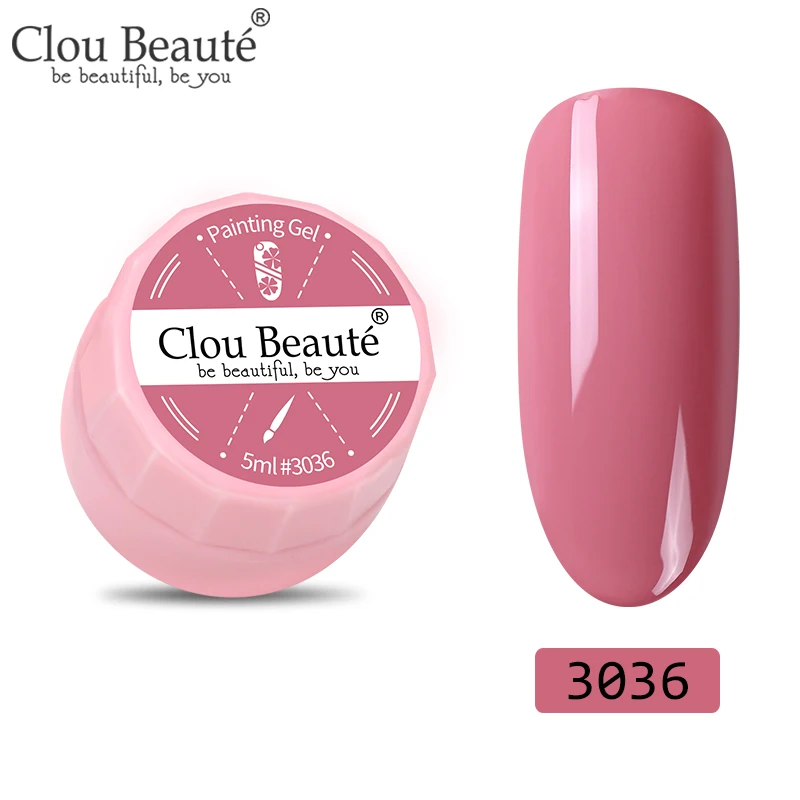 3036 Clou Beaute 72 цвета гель-краска УФ/светодиодный гель для ногтей замачиваемый дизайн ногтей светодиодный лак для ногтей УФ-гель для ногтей DIY Краска паук гель лак - Цвет: 3036