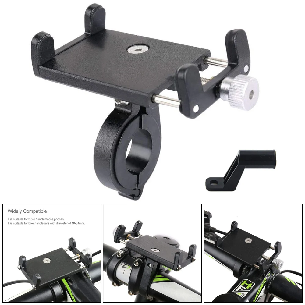 

Hot Aluminum Alloy Bicycle Mobile Phone Holder Mountain Bike Mount Road Bike Motorcycle Mobile GPS Holder Cycling Rack M