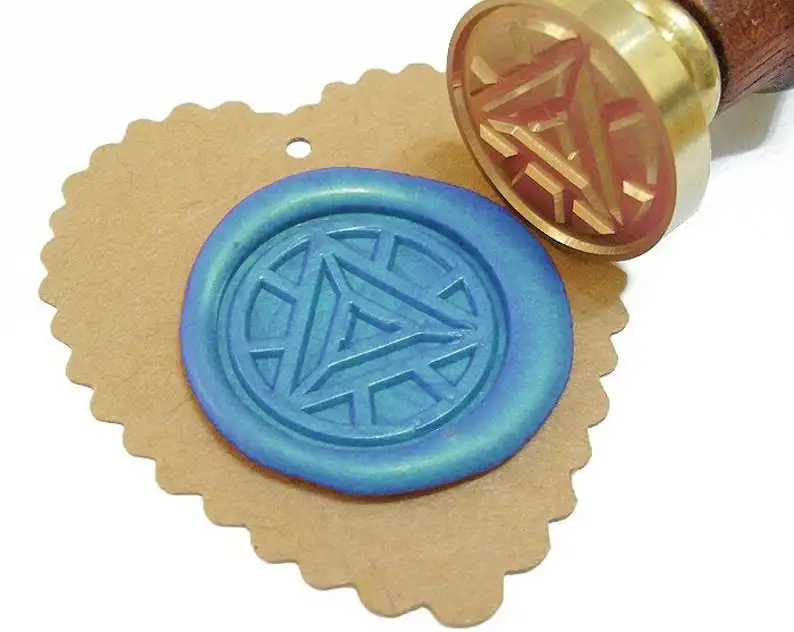 IRONMAN ARC REACTOR Superhero Ironman Inspired Wax Seal Stamp Wedding Invitation | Stamps