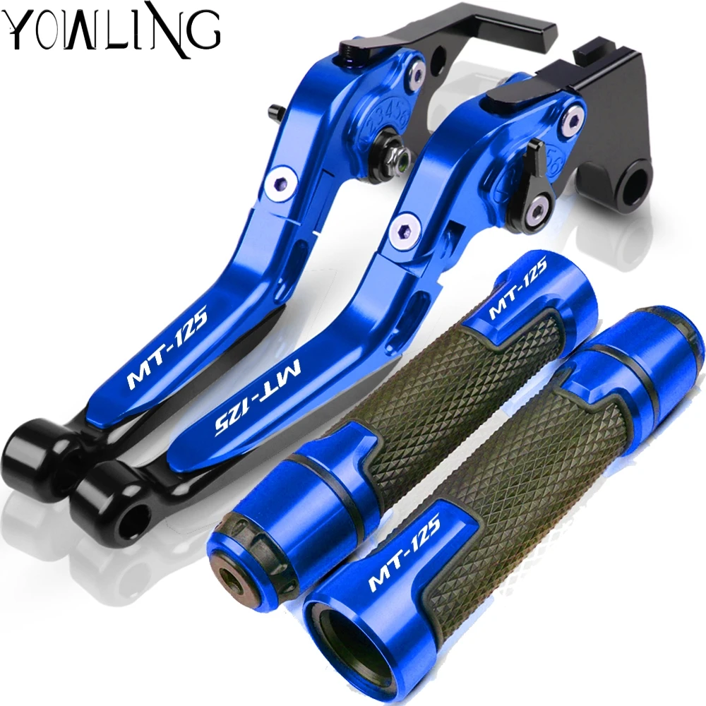 

For YAMAHA MT125 MT-125 2014 2015 2016 2017 2018 2019 Motorcycle Accessories Brake Clutch Levers Handlebar Hand Grips ends