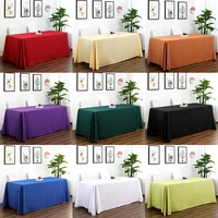 table cover cloth rectangle for wedding party decoration white tablecloth table cloths for home hotel birthday event decors