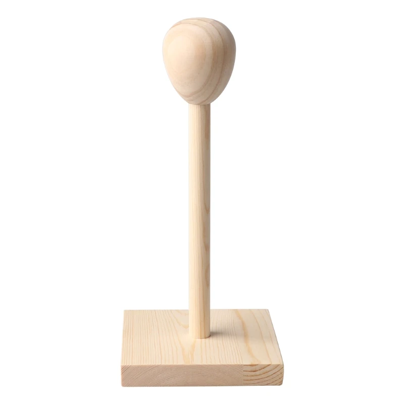 

1/3 1/4 1/6 Wooden Hair Wigs Hat Cap Holder Stand Display Rack Tools for Doll