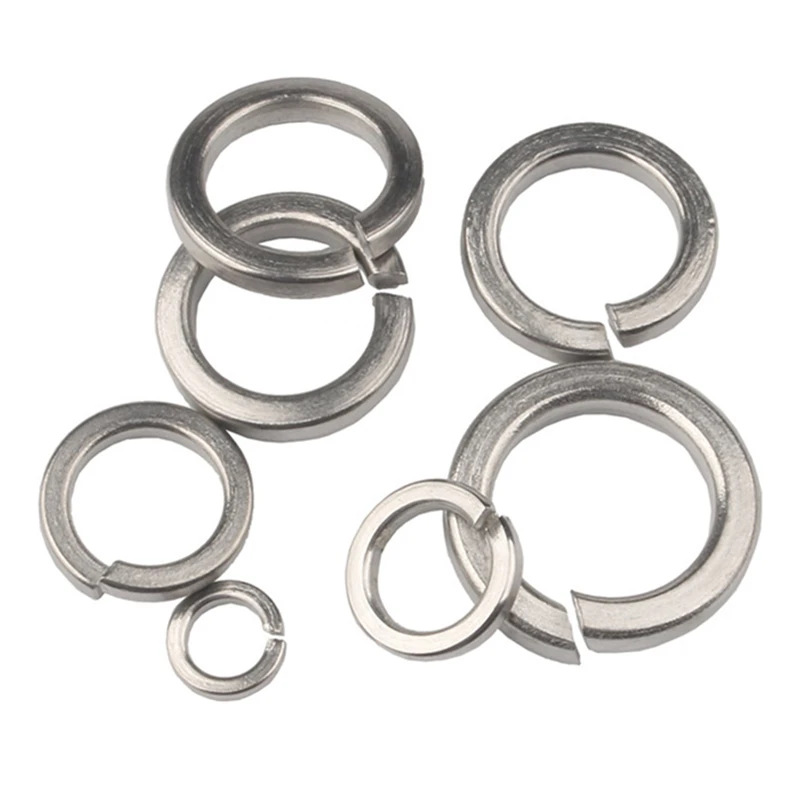 

Пружинная шайба из нержавеющей стали 100, высокопрочная эластичная прокладка M2 M3 M4 M5 M6 M8 M10 M12 M16 M18 M20 M24, 10/50/304 шт.