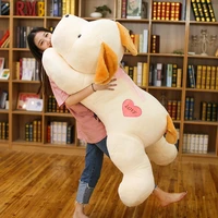 5070cm cute creative cartoon large love dog animals soft plush stuffed doll toy pillow for kids children girls birthday gift