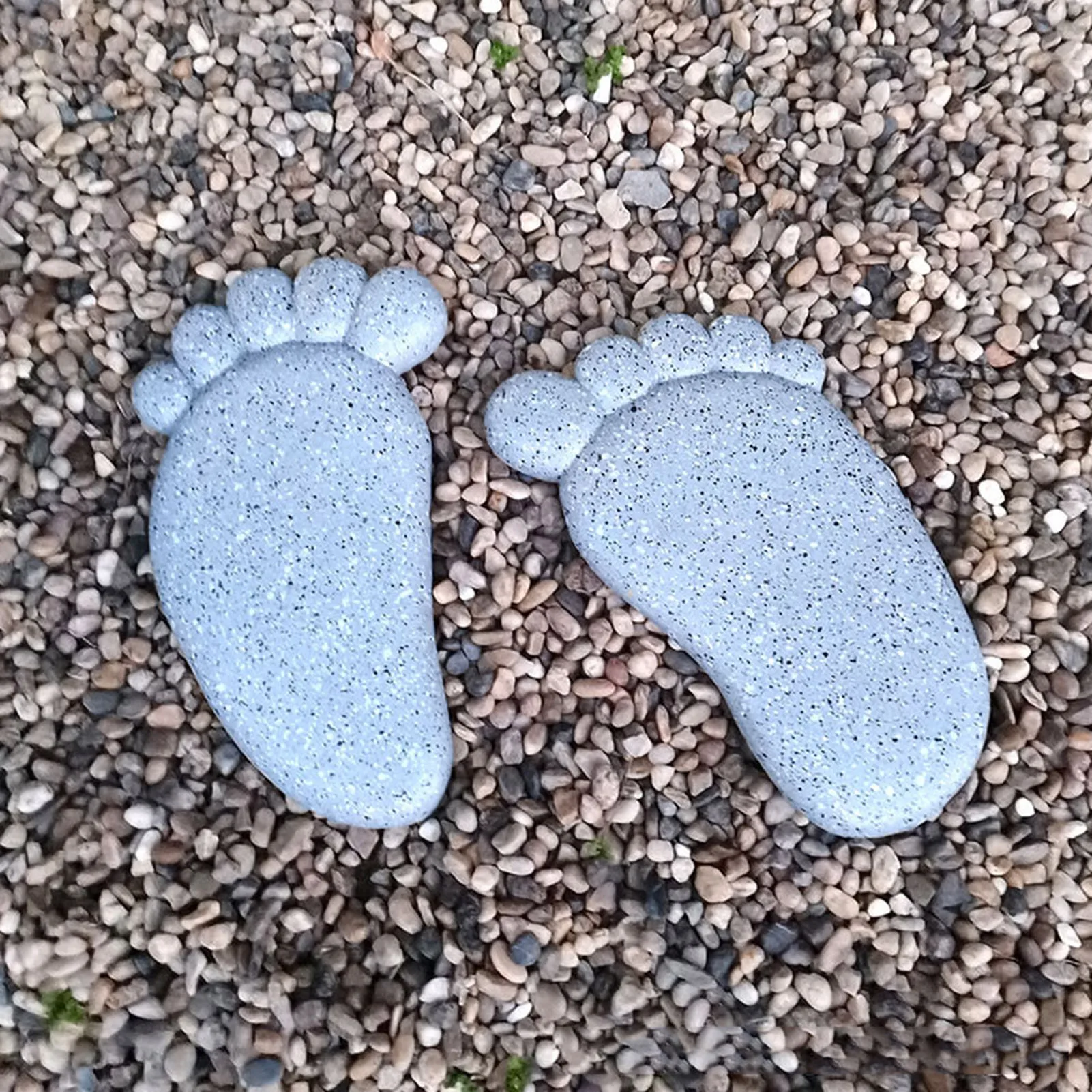 

Garden Stepping Stone Footprint Cartoon Courtyard Lawn Decor Outdoor Decoration Garden Yard Decorations