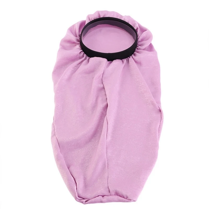 

Hair Care Cap Simulation Silk Long Tube Night Sleep Hat Long Tail Beauty Salon Home Fashion New For Headwear Ladies Print