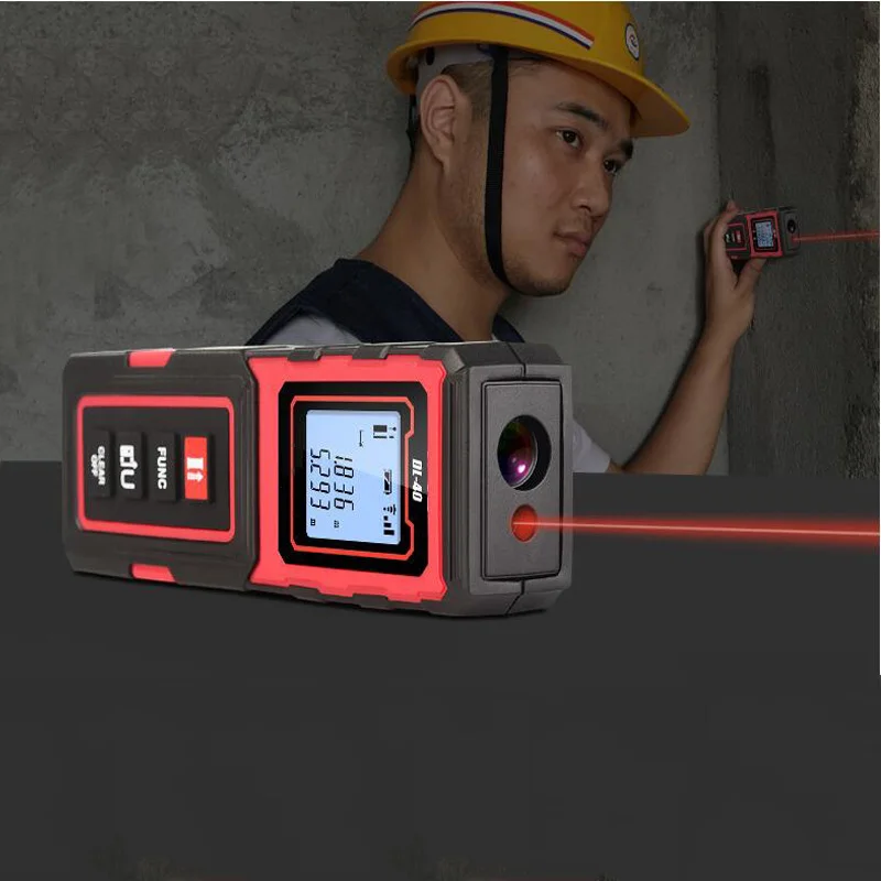 40 / 50M Handheld Laser Rangefinder Digital Ruler Tape Measure Wheel Electronic Measurement Metro | Инструменты