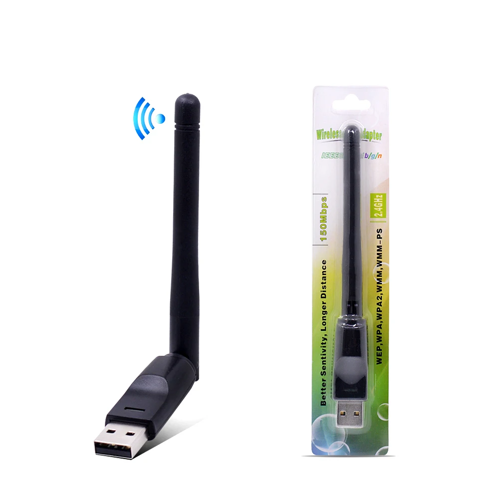 Creacube USB 2,0 WiFi беспроводная сетевая карта 150M 802,11 b/g/n LAN адаптер для ноутбука ПК MTK7601 чип