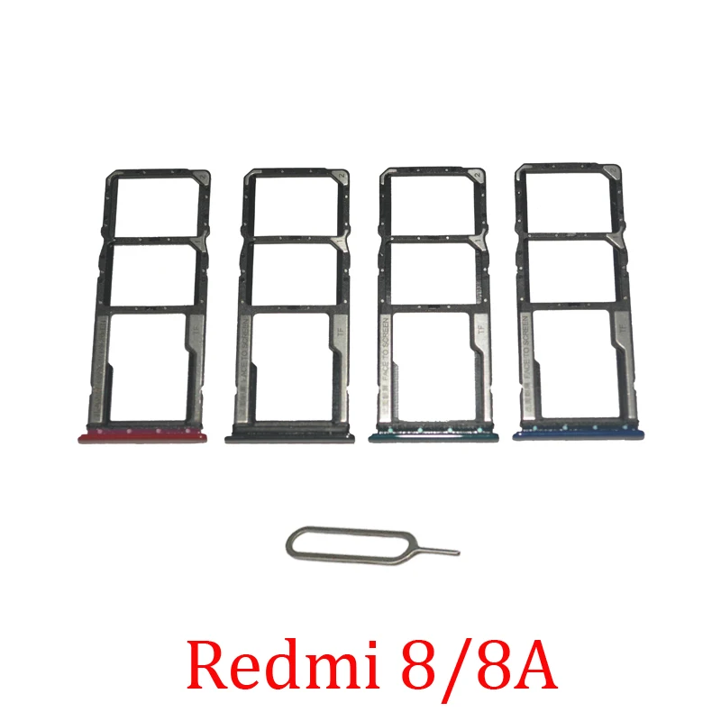 Лотки для SIM карты SD телефона Xiaomi Redmi 8 8A оригинальный держатель слот выдвижная