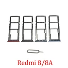 Поддоны для телефона Xiaomi Redmi 8 8A, оригинальный держатель для SIM-карты, слот для SIM-карты, выдвижная часть для Redmi 8 8A + Pin