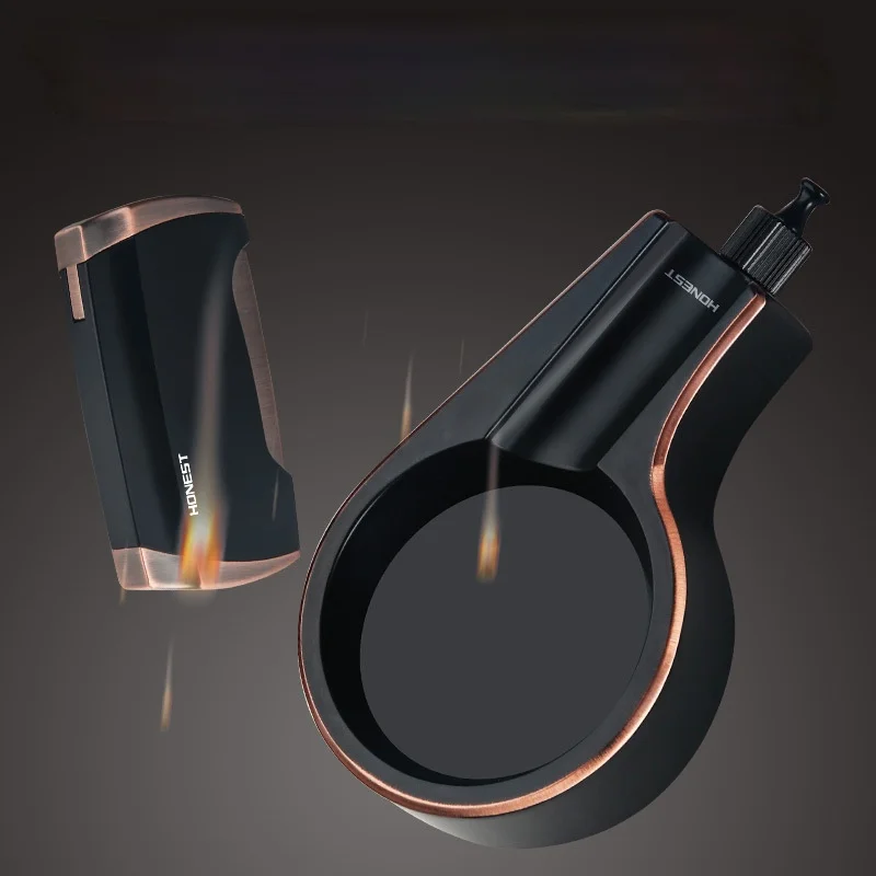 

Пепельница надувная с двойной подсветкой, эксклюзивная пепельница для делового костюма, модные подарки, курительные аксессуары для сорняков, гаджеты для мужчин