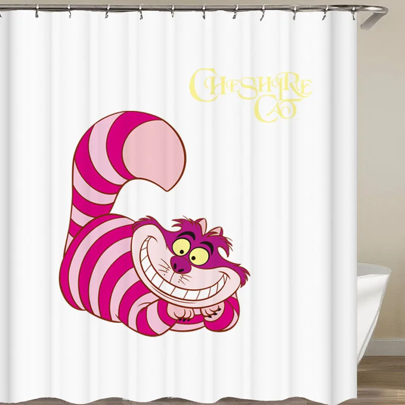 Водонепроницаемая душевая занавеска Алиса в стране чудес