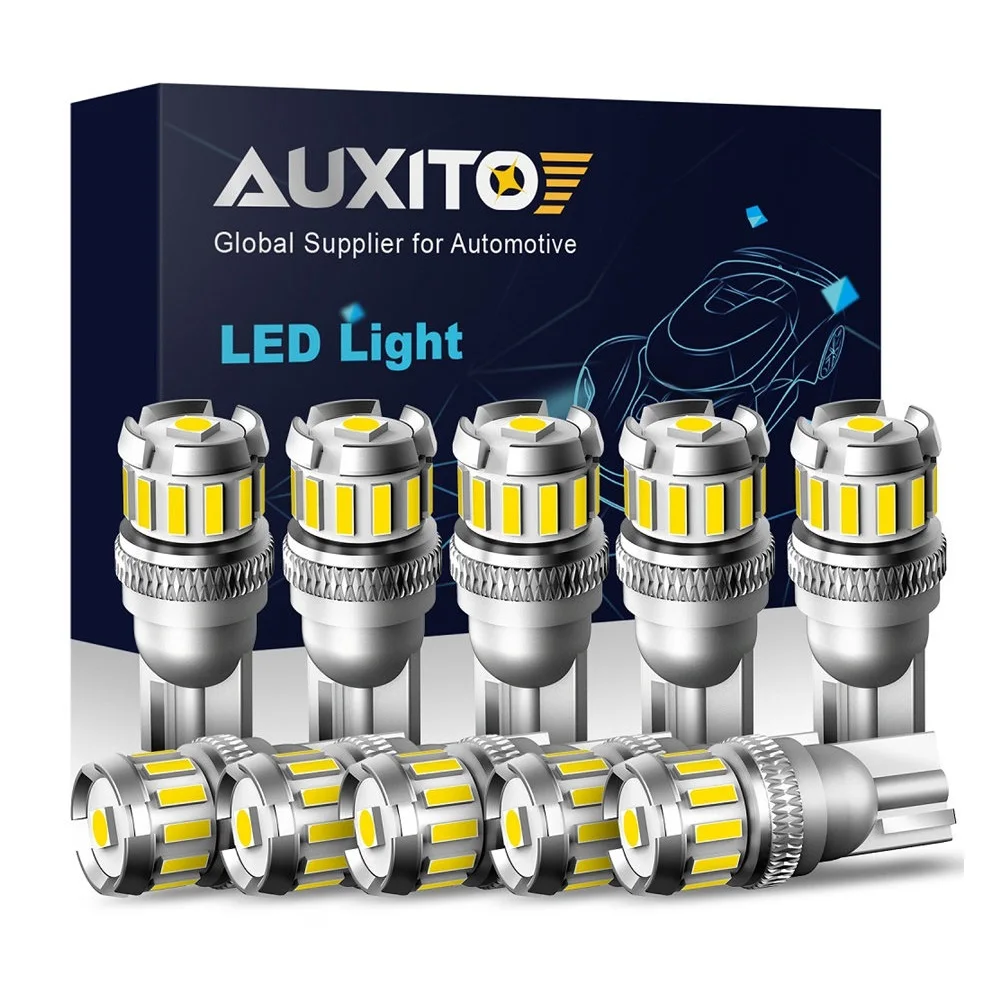 10X W5W светодиодный T10 светильник Canbus 4014 3020SMD для BMW Audi автомобильные парковочные