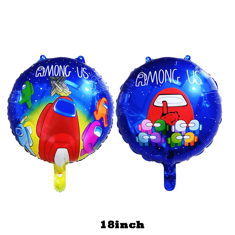 

18in 10pcs Among Us Party Decorations Helium Foil Balloons Among Us Birthday Party Supplies Decorations Balloons Home Decoration