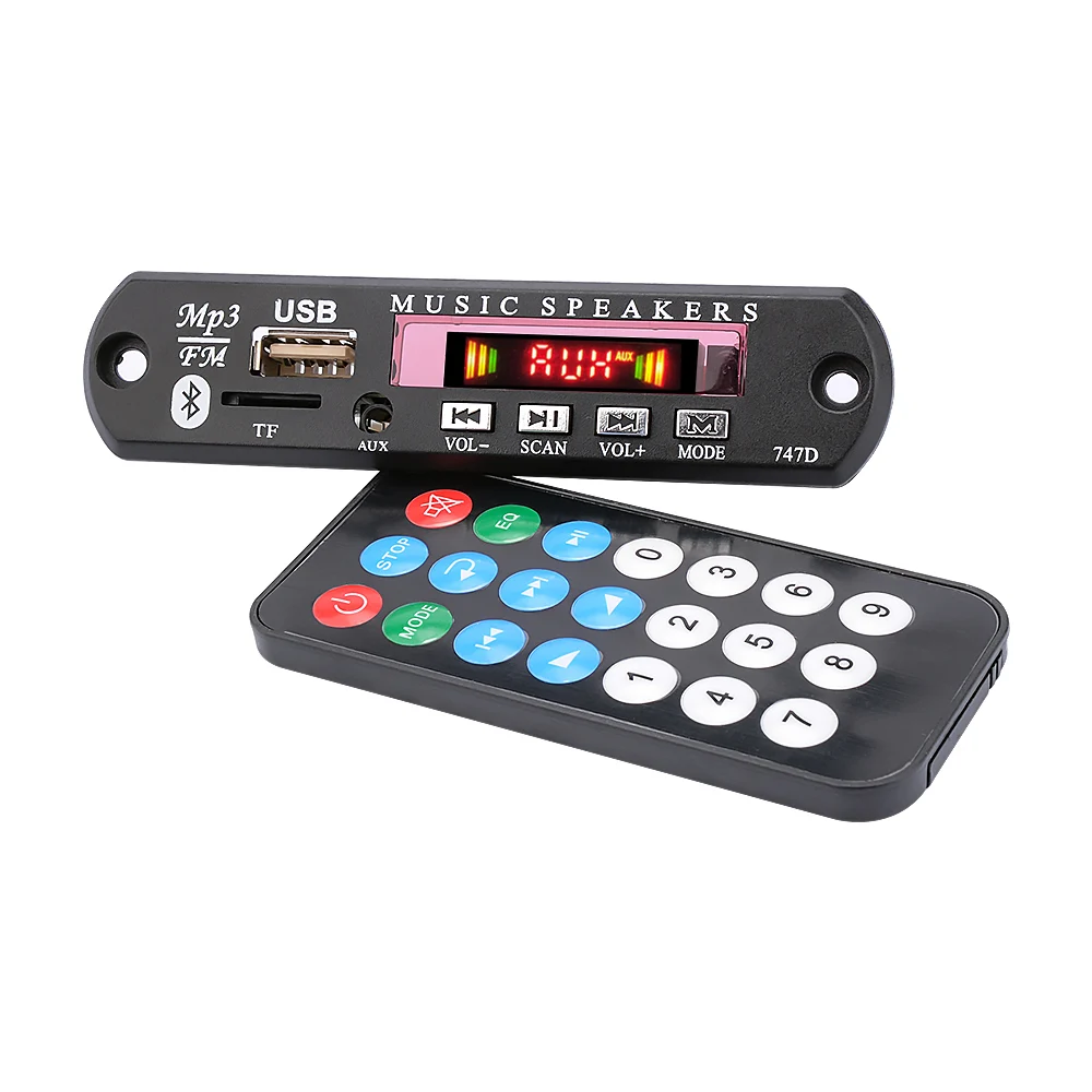 Bluetooth MP3 декодер AIYIMA звуковая плата USB TF FM AUX для домашнего кинотеатра модуль