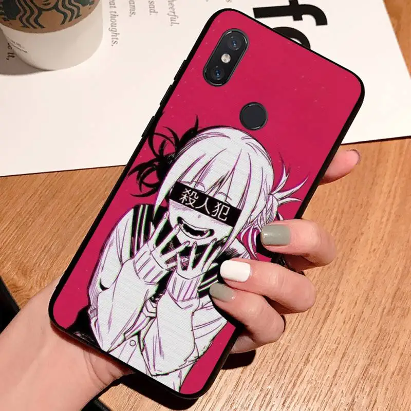 

Himiko Toga Boku No Hero Academia Anti-fall mobile Phone Case coque For Xiaomi Redmi note 7 8 9 t k30 max3 9 s 10 pro lite