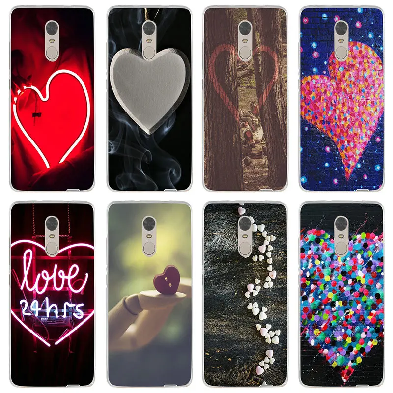 I Love Ny Red Heart для Xiaomi Redmi Note 3 3S 4 4A 4X5 5A 6 6A 7 Pro Plus чехол мягкий ТПУ силиконовый