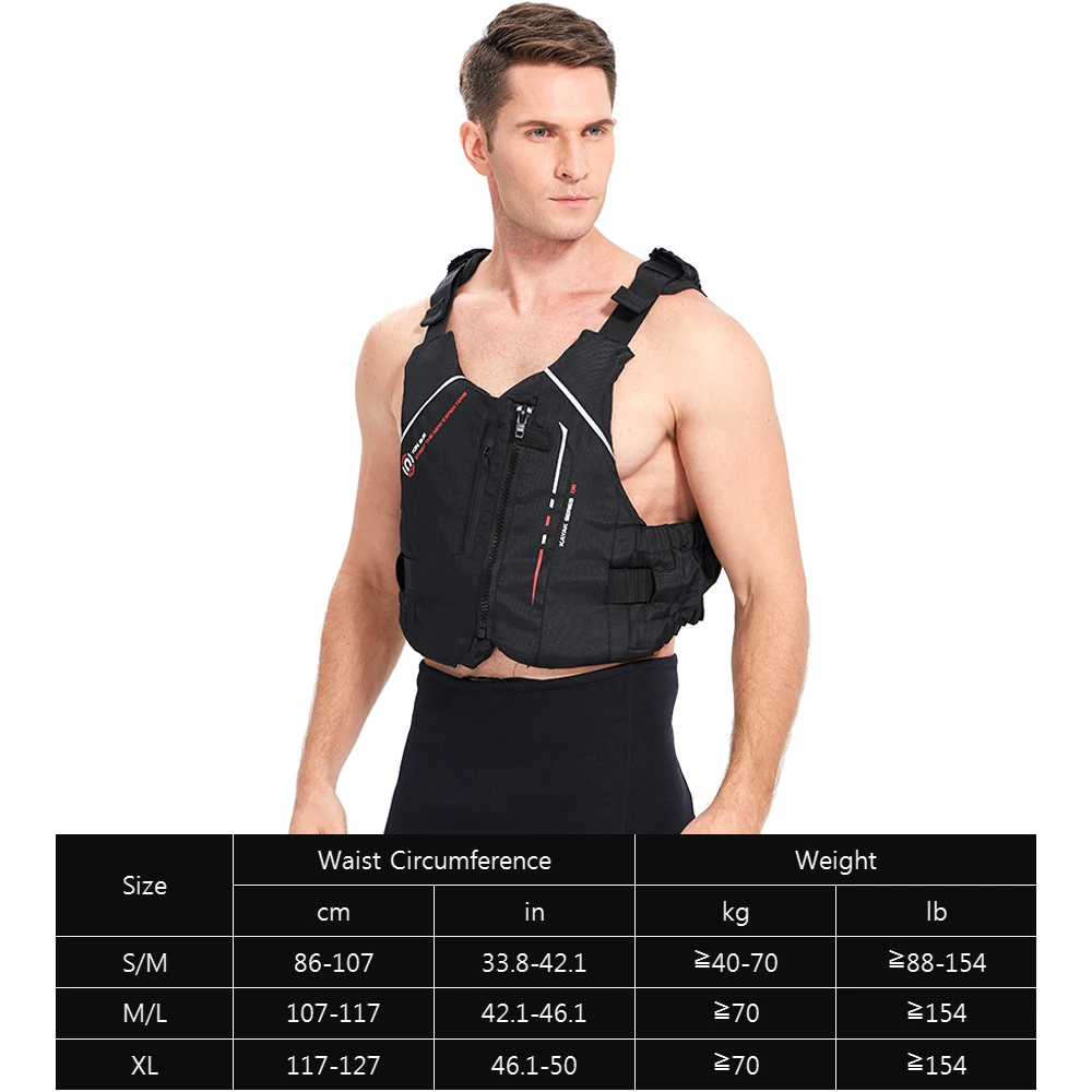 

Professional Sailing Water Skiing Life Jacket Vest Water Sports Safety Life Jacket Portable Adult Survival Jacket