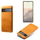 Чехол для Google Pixel 6 Pro 5G, Роскошный чехол из искусственной кожи для Google pixel 6 pro, тонкий чехол для телефона из поликарбоната, чехол-бампер