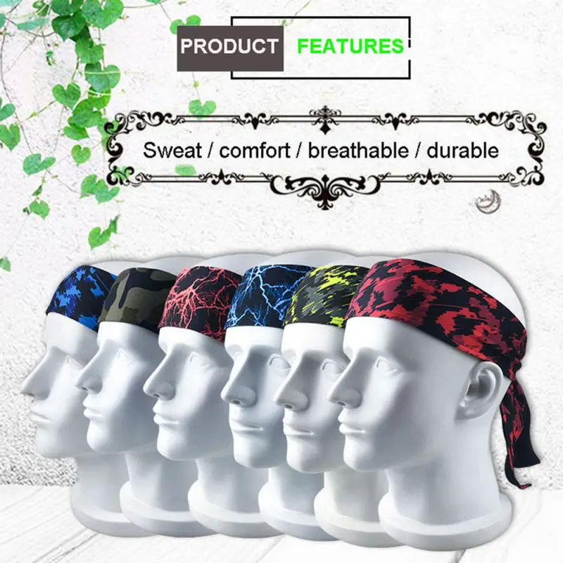 

Men Women Outdoor Cycling Headwear Bicycle Cycling Headband Bicycle Headband Anti-sweat UV-resistant Headwear Sports Headband