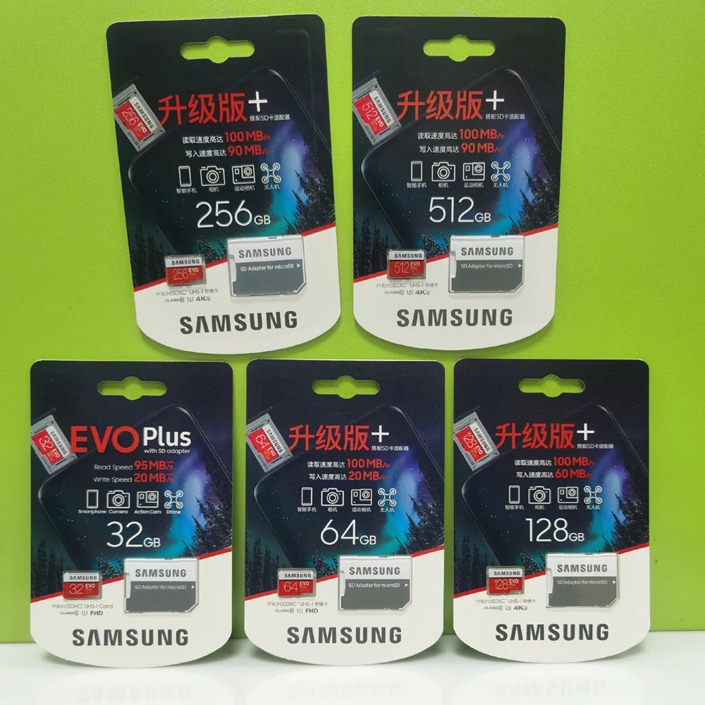 Micro SD карта памяти SAMSUNG TF32gb 64gb 128gb 256gb 512gb 100 gb 128 MB U3|Карты памяти| |