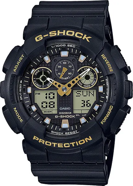 Casio GA 100GBX 1A9|Мужские электронные часы| |