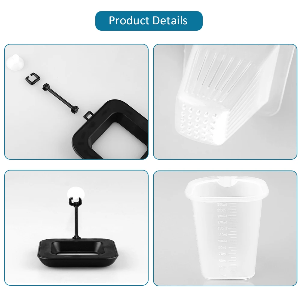 Принадлежности для аквариума кормушка красная червячная чашка Воронка