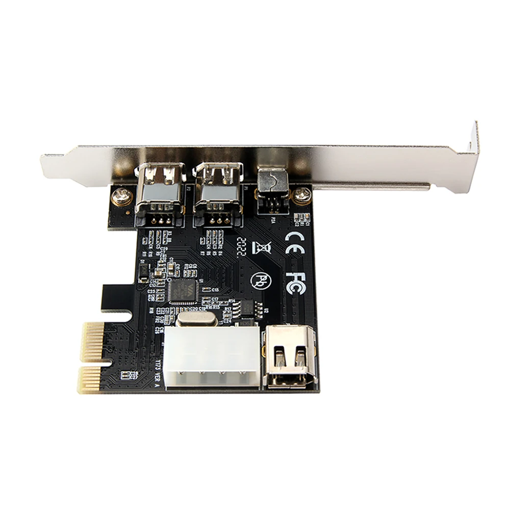 

4Pin Порты и разъёмы s PCI-E до 1394 карта адаптера PCI-E x1 для детей от 3 до Порты и разъёмы DV Карта видеозахвата высокой четкости с 2 * 1394A 6Pin 1 * 1394A