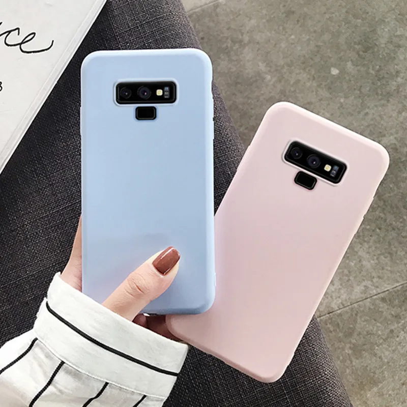Модные Карамельный цвет чехол для samsung Galaxy Note 8 9 10 Pro Чехол S7Edge S8 S9 S10 плюс S10E M10 M20 M30