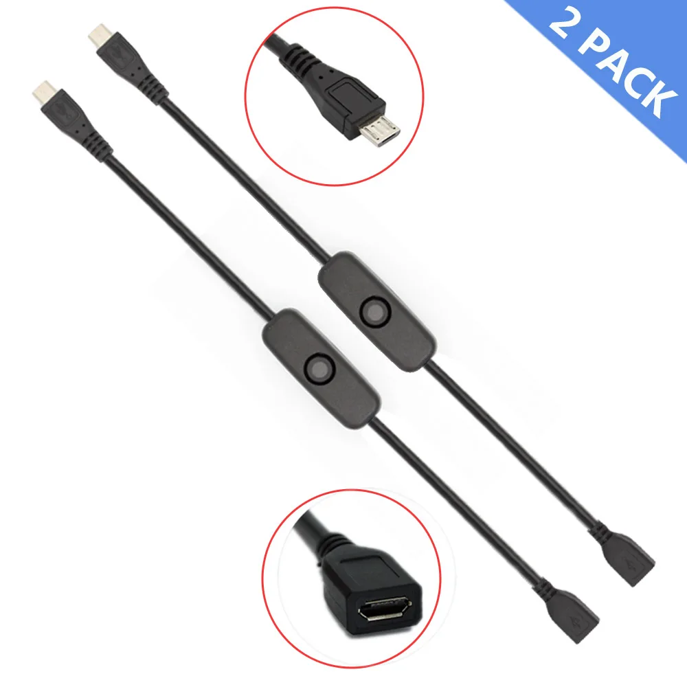 Коммутатор для кабеля питания Raspberry Pi 3 микро USB разъем Мама папа демо плата